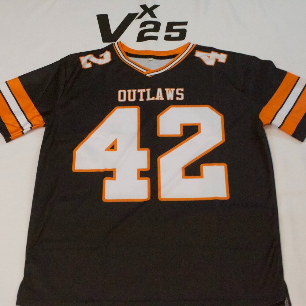 NEW Men's PLL Denver Outlaws Brennan O'Neill Lacrosse Black Custom Jersey Sz Md